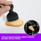 Car Interior Detailing Brush,Soft Bristle Cleaning Brush Car Detailing Brush Dusting Brush,Car Interior Cleaning Tool,Auto Detail Brush Car Dash Duster Brush (Brown with Cap)