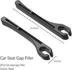 Stacool [2026 Upgrade] 2PCS Car Seat Gap Filler with Phone Holder,Multi-Function Car Side Seat Gap Filler for Prevent Items Falling,Universal Car Seat Organizer Car Accessories Interior (Black)
