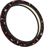 Colorful Flamingo Steering Wheel Cover Non-Slip Auto Steering Wheel Protector Car Accessories Universal Fit 15 Inches for Men Women
