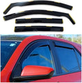 in-Channel Window Visors Vent Deflectors Rain Guards for Toyota RAV4 2013-2018, Wind Visor Sun Shade Front Rear SUV Car Accessories Dark Smoke Tint 4pcs