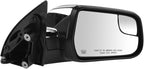 Passenger Side Mirror Assembly Electric Adjustment Heated No Memory Chrome Compatible with 2014 Chevrolet Equinox GMC Terrain GM1321477