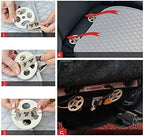 Silk Velvet Auto Car Vehicle Long Rear Seat Chair Cover Protective Cushion Mat pad for Baby, SUV, Skin-Friendly c