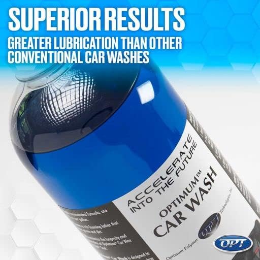 Optimum Car Wash Soap For Professional Auto Detailing or DIY Car Washing, Bucket Wash, or Use with Foam Sprayer or Foam Cannon (1 Gallon)