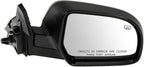 Passenger Side Mirror Assembly Electric Adjustment Heated No Memory Black Compatible with 2011-2014 Subaru Legacy Outback SU1321124 SU1321138