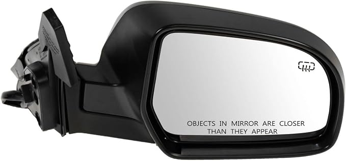 Passenger Side Mirror Assembly Electric Adjustment Heated No Memory Black Compatible with 2011-2014 Subaru Legacy Outback SU1321124 SU1321138