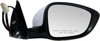Right Passenger Side Mirror Compatible with 2018-2022 Honda Accord LX Sport Power Glass | Heated | with Blind Spot | Manual Folding Repalces HO1321329 (7Pins-Pearl White)