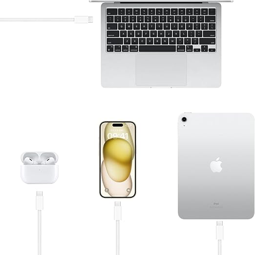 10FT iPhone 17/16/17E/16E Woven Cable for iPhone 17/16/15 Pro Max, 17Air, 15/16 Plus Cable, USB C to USB C for AirPods 4, AirPods Pro 2, TV Siri Remote, 4K Remote 3rd Gen, TV 4th Gen Charger Cord