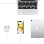 6FT iPhone 17/16/15 USB C to USB C Cable for iPhone 17E/16E,17Air, 17 16 15 Pro Max, 15/16 Plus Woven Cable, AirPods 4/ AirPods Pro (2nd/3rd Gen), iPad 10th Gen iPad Pro iPad Air 5th 4th Charger Cable