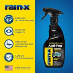 630046 Interior Glass Anti-Fog, 12 oz. - Prevents Fogging of Interior Glass and Mirrors, Usable on Both Automobiles and Marine Vehicles