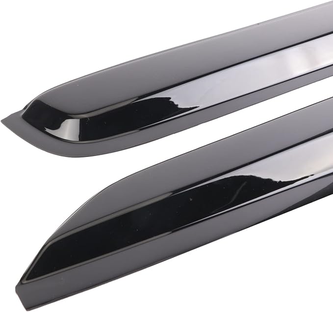 Outside Mount Durable Rain Guards Window Visors Fits 2019-2023 Chevy Silverado/GMC Sierra 1500 2500HD 3500HD Crew Cab,Wind Deflector
