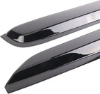Outside Mount Durable Rain Guards Window Visors Fits 2019-2023 Chevy Silverado/GMC Sierra 1500 2500HD 3500HD Crew Cab,Wind Deflector