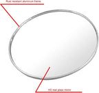 Blind Spot Mirror, 3" Aluminum Frame Round HD Glass Convex Wide Angle Rear View Mirror For All Universal Vehicles Car Suv Truck