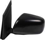 2 Piece Driver and Passenger Side Mirror Assembly Set Electric Adjustment Heated No Memory Black Compatible with 2004-2010 Toyota Sienna TO1320205 TO1321205