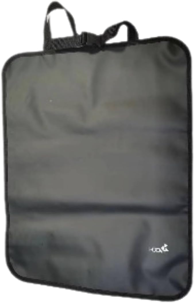 Kick Protector Mats, Black, Waterproof PVC, Back Seat Protector for Kids, Universal Fit, 2 Pack