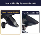 4K Dash Cam Compatible with Toyota Tacoma 2018 2019 2020 2021 2022 2023 Limited SR5 SR TRD Sport Off-Road Pro, OEM Factory Look, 2160P Video WiFi, G-Sensor Loop Recording, Plug&Play, 64GB Card