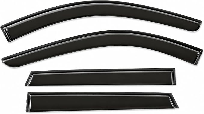 2017-2025 Tape-On Rain Guards for Mazda CX-5 Side Window Visor Deflectors Sport Touring Grand Touring Signature Durable Vent Shades 2018 2019 2020 2021 2022 2023 2024 CX5