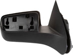 Power Heated Side Mirror Set Driver & Passenger Smooth Black Compatible with 2008-2011 Ford Focus FO1320317 FO1321317