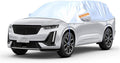 Half Car Cover for SUV, Waterproof & Dustproof & Snowproof Automotive Windshield Covers, All-Weather Auto Sun Protection with Reflective Straps, 161.4" Vehicle Sunroof Cover (SUV)