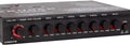 CREQ7B 7-Band Car Audio Parametric Equalizer with 9-Volt Line Driver, Subwoofer Control, and Dual Aux Inputs, ½ DIN ISO Mount