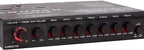CREQ7B 7-Band Car Audio Parametric Equalizer with 9-Volt Line Driver, Subwoofer Control, and Dual Aux Inputs, ½ DIN ISO Mount
