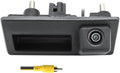 HD 720P Vehicle Backup Camera for Audi A4L A5 A3 Q3 Q5 RS6 for VW Passat Tiguan Jetta Sharan Touareg Lavida Skoda, Car Rear View Trunk Handle Camera