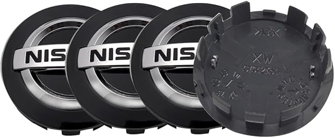 4PCS Wheel Center Caps Compatible with Nissan Altima Rogue Murano Maxiam Kicks Frontier, 60mm/2.36" Car Wheel Hub Caps,ABS Rim Center Hub Cover (2.36'')