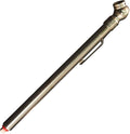 S-925 Pencil Tire Pressure Gauge for Trucks, RV’s & Bicycle Tires, Single Head Chuck with Built-in Deflator Valve, Durable Plated Brass, Pressure Measured in PSI & kPa