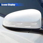 Craedli 12PCS Car Door Edge Guard Anti-Collision Strips, Bullet Head Anti-Scratch Car Door Bumper Protector Trim Strip, Universal Self Adhesive Auto Exterior Doors Edge Protector for Truck SUV (White)