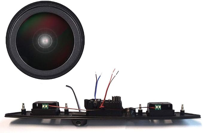 1280 * 720 Pixels Trunk Handle Vehicle Camera Rear View Camera Parking Reverse for Audi A3 8P7 A4 8E A6 4F2 4F5 A5 8T3 A8 4H E0827574C,8E0827574F 8E0827574C3FZ Waterproof Night Vision Back up