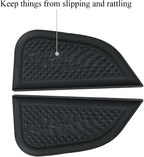 Front Row Door Side Storage Box Compatible with Alfa Romeo Giulia Sedan 2017-2023 Armrest Phone Container Door Organizer Handle Pocket ABS Tray Inserts Glove Pallet