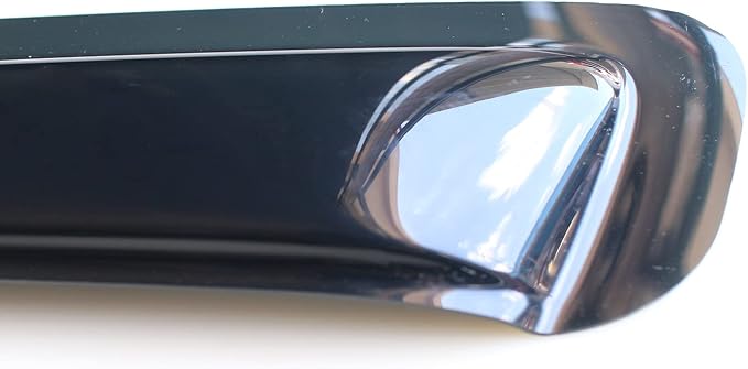Tape-On Rain Guard 4-Piece for 05-20 Nissan Frontier Crew Cab Windows Visor Shield Shade Smoke 94407