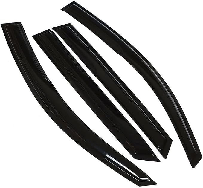 Tape-On Windows Visor 4-Piece for 2016-2021 Hyundai Tucson Rain Guards Shield Shade Smoke 94457