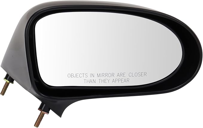 Passenger Side Mirror Assembly Manual Adjustment Non-Heated No Memory Textured Compatible with 1992-1999 Buick LeSabre Oldsmobile 88 GM1321201