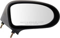 Passenger Side Mirror Assembly Manual Adjustment Non-Heated No Memory Textured Compatible with 1992-1999 Buick LeSabre Oldsmobile 88 GM1321201