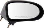 Passenger Side Mirror Assembly Manual Adjustment Non-Heated No Memory Textured Compatible with 1992-1999 Buick LeSabre Oldsmobile 88 GM1321201