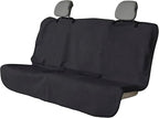 Back Seat Cover Waterpoof Rear Bench Towel Seat Cover for Gym Swimming Surfing Running, Non-Slip Rear Seat Protector Universal Fits Most Auto Truck Van and SUV (Bench Black)