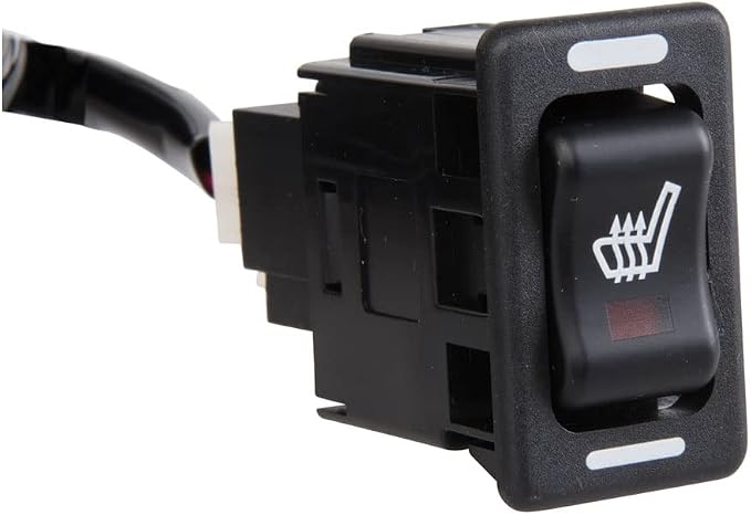 Tusk UTV Seat Heater Kit, Universal Fit - Heated Seat Pad System with Dual Temperature Settings, Wiring Harness and Switch, Fits Most UTV Machines