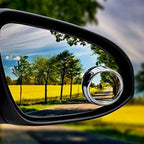 x Blind Spot Mirror, 2'' Silver Round HD Glass Convex Adjustable Wide Angle Rear View Mirror,Universal For Car SUVs Truck Motorcycle (2pcs)