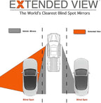 Custom Blind Spot Mirrors- Compatible with 2019-2025 Toyota Rav4 | blind spot mirrors compatible with 5th Generation Rav4 factory mirrors | 2 Piece Set (Left & Right)