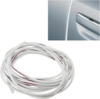 16Ft (5M) Car Door Edge Protector, Auto Trim Door Edge Guard, White | Anti-Collision Car Door Entry Guard Protective Strip, No Glue