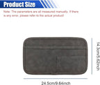 Car Seat Side Pocket Organizer, Suede Auto Door Storage Pouch, Mini Self-Adhesive Car Console Organizer, Universal Vehicle Cell Phone Holder for Key, Pen, Sunglasses(Gray)
