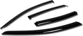 4Pcs Tape-On Window Visor Compatible with 2013 2014 2015 2016 2017 Nissan Altima Sedan 2013-2017, Deflector Rain Guard, Acrylic Black