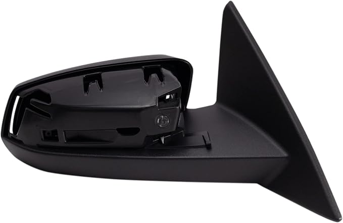 Driver & Passenger Side Power Mirror Set Smooth Black Manual Fold Without Heat Compatible with 2013-2014 Ford Mustang FO1320452 FO1321452