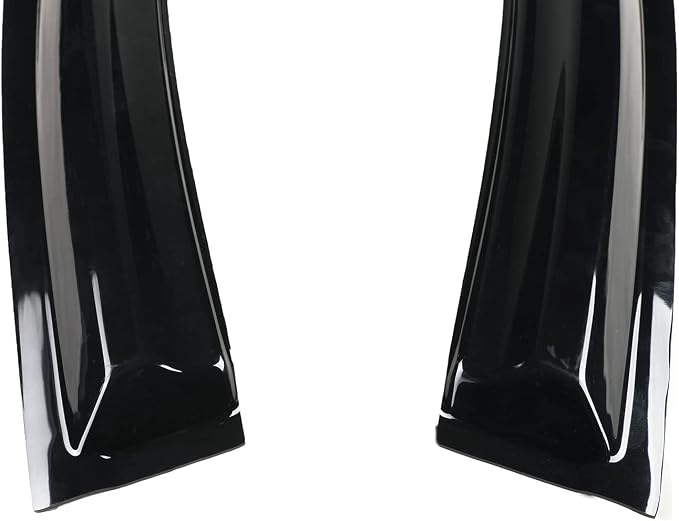 94827 Tape-On Dark Tinted Side Window Visor Deflectors Vent Rain Guards Designed for Nissan Rogue S SV SL 2014 2015 2016 2017 2018 2019 2020