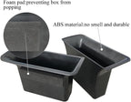 Front/Rear Row Door Side Storage Box Compatible with Ford Escape 2020 2021 2022 2023 2024 2025 Armrest Phone Container Door Organizer Handle Pocket ABS Tray Insert Glove Pallet
