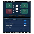 AC-UTP1 USB TPMS Tyre Pressure Monitoring Sensors System Specified for A5,A6,S8,X10,V10,P9,P10 Android Car Stereo Models (sensors Outside)