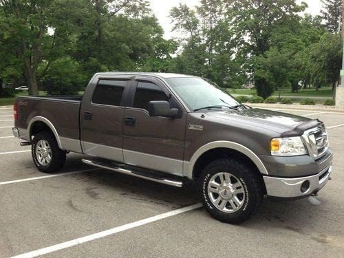 Side Window Visors rain Guards Vent Deflectors for 2004-2008 Ford F150 Crew Cab, 2006-2008 Lincoln Mark LT Rain Guard Sun Shade Visors Out Channel,4-Piece Set 94443