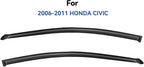 Window Visors Rain Guards for 2006-2011 Honda Civic Coupe, Out-Channel Window Vent Wind Deflectors Visors Shades for 06 07 08 09 10 11 Civic 2Door