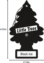 Black Ice Little Tree Air Freshener- 24 Pack