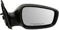 Passenger Side Power Heated Mirror Paint to Match Smooth Black Compatible with 2012-2016 Hyundai Accent HY1321186